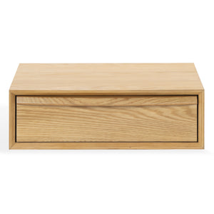 Safavieh Philbert 1 Drawer Floating Nightstand In Natural Wood - Elegant, Stylish Storage For Your Bedroom Natural Wood Sfv4264a