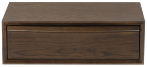 Safavieh Philbert 1 Drawer Floating Nightstand In Natural Wood - Elegant, Stylish Storage For Your Bedroom Walnut Wood Sfv4264b