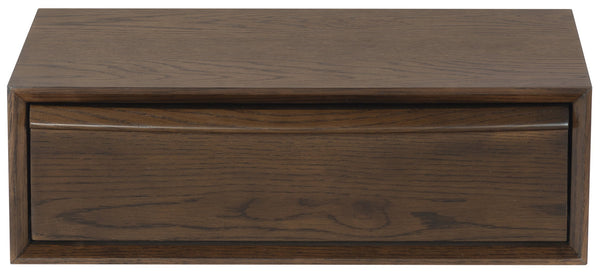 Safavieh Philbert 1 Drawer Floating Nightstand In Natural Wood - Elegant, Stylish Storage For Your Bedroom Walnut Wood Sfv4264b