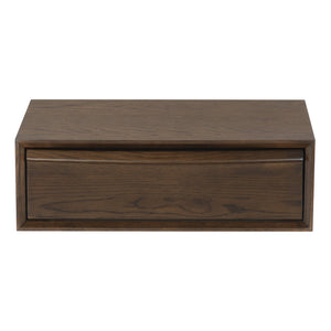 Safavieh Philbert 1 Drawer Floating Nightstand In Natural Wood - Elegant, Stylish Storage For Your Bedroom Walnut Wood Sfv4264b