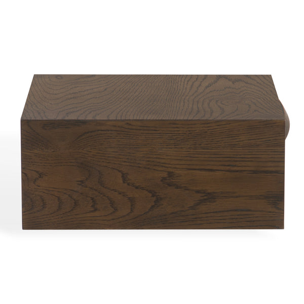 Safavieh Philbert 1 Drawer Floating Nightstand In Natural Wood - Elegant, Stylish Storage For Your Bedroom Walnut Wood Sfv4264b