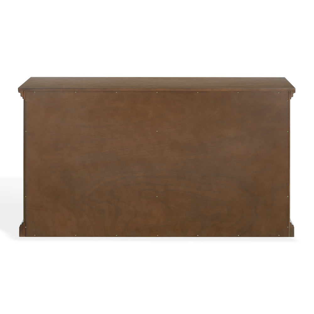 Lizzy Six-Drawer Dresser With Warm Wood Finish, Smooth-Glide Drawers And Timeless Contemporary Style