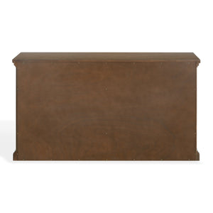 Lizzy Six-Drawer Dresser With Warm Wood Finish, Smooth-Glide Drawers And Timeless Contemporary Style