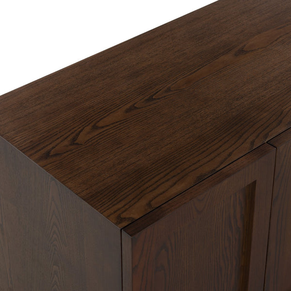 Bethandria Mid-Century 6-Door Wood Sideboard With Ample Storage, Clean Lines, Durable Construction
