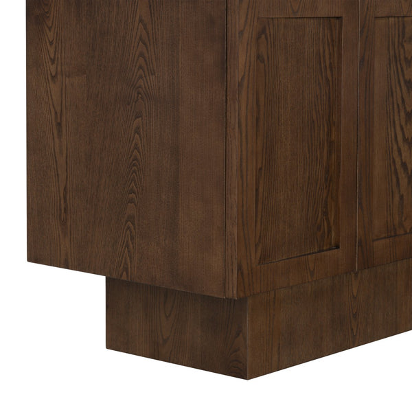 Bethandria Mid-Century 6-Door Wood Sideboard With Ample Storage, Clean Lines, Durable Construction