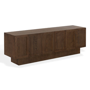 Bethandria Mid-Century 6-Door Wood Sideboard With Ample Storage, Clean Lines, Durable Construction