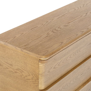 Guillermo Solid Wood 6-Drawer Dresser With Smooth-Glide Drawers, Spacious Storage & Timeless Style