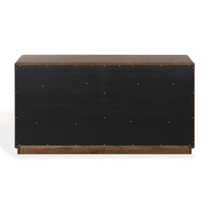 Guillermo Solid Wood 6-Drawer Dresser With Smooth-Glide Drawers, Spacious Storage & Timeless Style