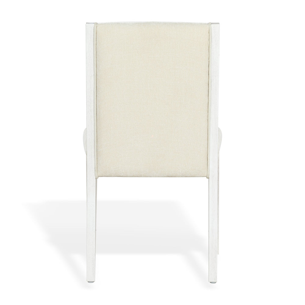 Clarastella Solid Wood Dining Chair Set Of 2 With Upholstered Seat, Ergonomic Back, Durable Modern Design