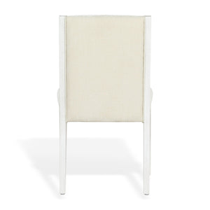 Clarastella Solid Wood Dining Chair Set Of 2 With Upholstered Seat, Ergonomic Back, Durable Modern Design