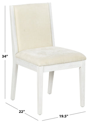 Clarastella Solid Wood Dining Chair Set Of 2 With Upholstered Seat, Ergonomic Back, Durable Modern Design