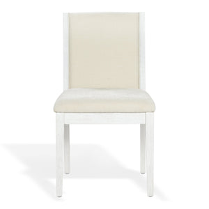 Clarastella Solid Wood Dining Chair Set Of 2 With Upholstered Seat, Ergonomic Back, Durable Modern Design