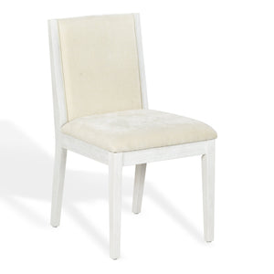 Clarastella Solid Wood Dining Chair Set Of 2 With Upholstered Seat, Ergonomic Back, Durable Modern Design