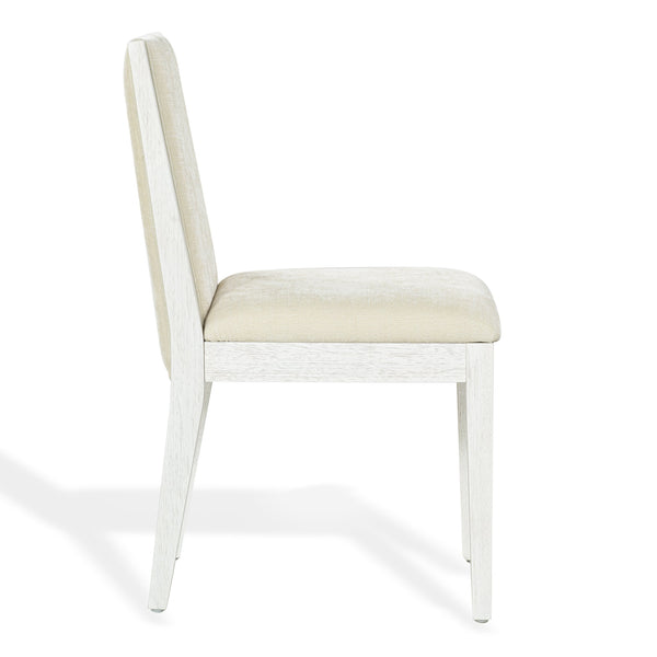 Clarastella Solid Wood Dining Chair Set Of 2 With Upholstered Seat, Ergonomic Back, Durable Modern Design