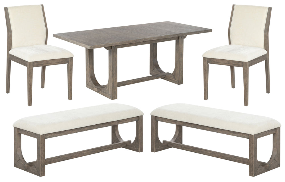 Doriella Wood Bench With Plush Upholstery And Solid Wood Frame — Elegant Entryway & Bedroom Seat