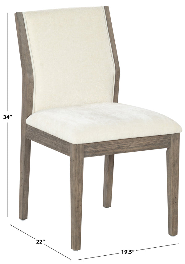 Doriella Elegant Wood Dining Chair Set Of 2 With Plush Upholstery, High-Density Foam Seat, Timeless Silhouette