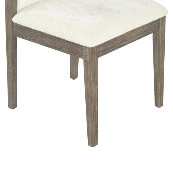Doriella Elegant Wood Dining Chair Set Of 2 With Plush Upholstery, High-Density Foam Seat, Timeless Silhouette