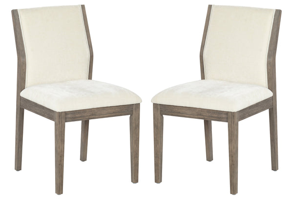 Doriella Elegant Wood Dining Chair Set Of 2 With Plush Upholstery, High-Density Foam Seat, Timeless Silhouette