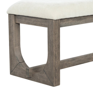Doriella Wood Bench With Plush Upholstery And Solid Wood Frame — Elegant Entryway & Bedroom Seat