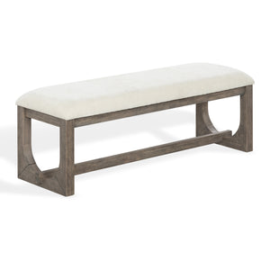 Doriella Wood Bench With Plush Upholstery And Solid Wood Frame — Elegant Entryway & Bedroom Seat