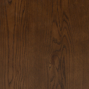 Safavieh Gabribecca Oak Veneer 2 Drawer Nightstand Brass Accents Contemporary Bedroom Storage WALNUT SFV4279B