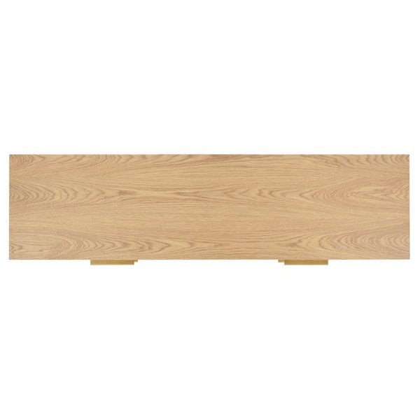 Safavieh Gabribecca Six Drawer Dresser with Oak Finish and Brass Hardware for Modern Bedrooms Gray SFV4280A