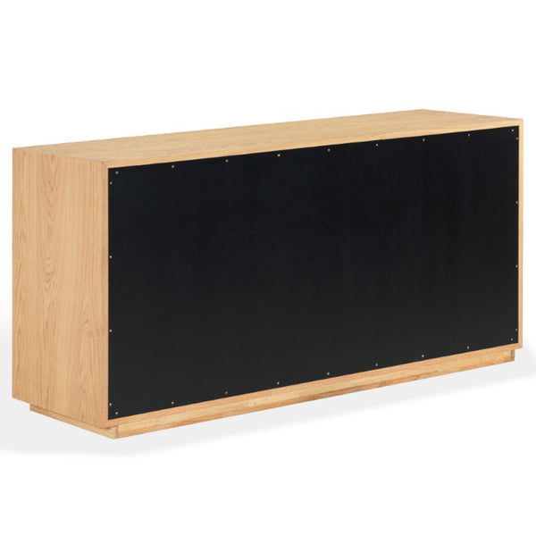 Safavieh Gabribecca Six Drawer Dresser with Oak Finish and Brass Hardware for Modern Bedrooms Gray SFV4280A