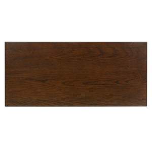 Safavieh Caroline Walnut and Brass Two Drawer Open Shelf Chest for Bedroom or Entryway SFV4283A