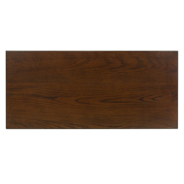 Safavieh Caroline Walnut and Brass Two Drawer Open Shelf Chest for Bedroom or Entryway SFV4283A