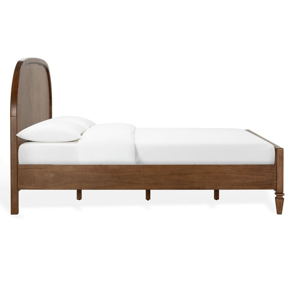 Safavieh Mandie Solid Wood Bed Classic Transitional Bedroom Centerpiece with Warm Natural Finish Appeal Light Brown King SFV4284A-K-2BX