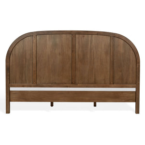 Safavieh Mandie Solid Wood Bed Classic Transitional Bedroom Centerpiece with Warm Natural Finish Appeal Light Brown King SFV4284A-K-2BX