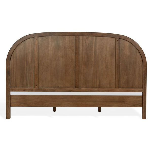 Safavieh Mandie Solid Wood Bed Classic Transitional Bedroom Centerpiece with Warm Natural Finish Appeal Light Brown King SFV4284A-K-2BX