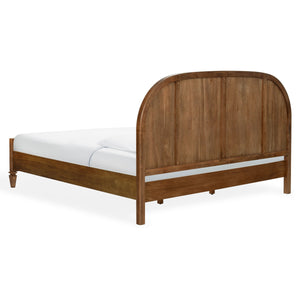 Safavieh Mandie Solid Wood Bed Classic Transitional Bedroom Centerpiece with Warm Natural Finish Appeal Light Brown King SFV4284A-K-2BX