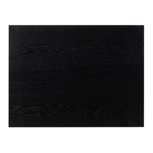 Safavieh Alyssabelle Walnut Finish Two Drawer Nightstand with Artisan Carved Legs for Bedroom Black SFV4290B