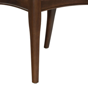Safavieh Beckalynn Ivory Upholstered Dining Chair with Warm Walnut Frame for Modern Farmhouse Tables SFV4293A-SET2