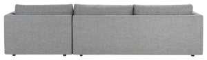 Safavieh Ludovic Contemporary Sofa Dark Grey SFV4517B-RVS-2BX