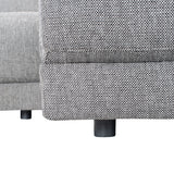 Safavieh Ludovic Contemporary Sofa Dark Grey SFV4517B-RVS-2BX