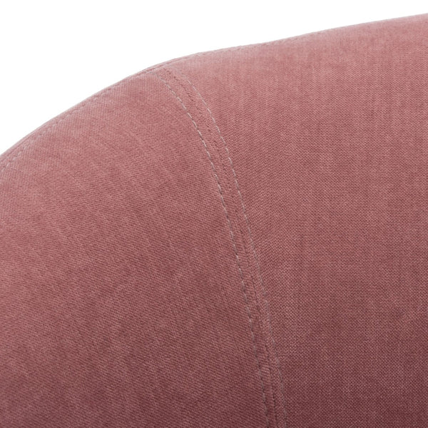 Safavieh KIANA Modern Accent Chair - Elegant Cream Design for Living Room, Bedroom, and Home Office Decor Dusty Rose SFV4527A