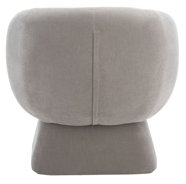 Safavieh KIANA Modern Accent Chair - Elegant Cream Design for Living Room, Bedroom, and Home Office Decor Grey SFV4527C