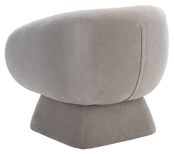 Safavieh KIANA Modern Accent Chair - Elegant Cream Design for Living Room, Bedroom, and Home Office Decor Grey SFV4527C