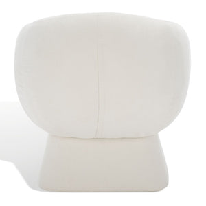 Safavieh KIANA Modern Accent Chair - Elegant Cream Design for Living Room, Bedroom, and Home Office Decor Creme SFV4527D