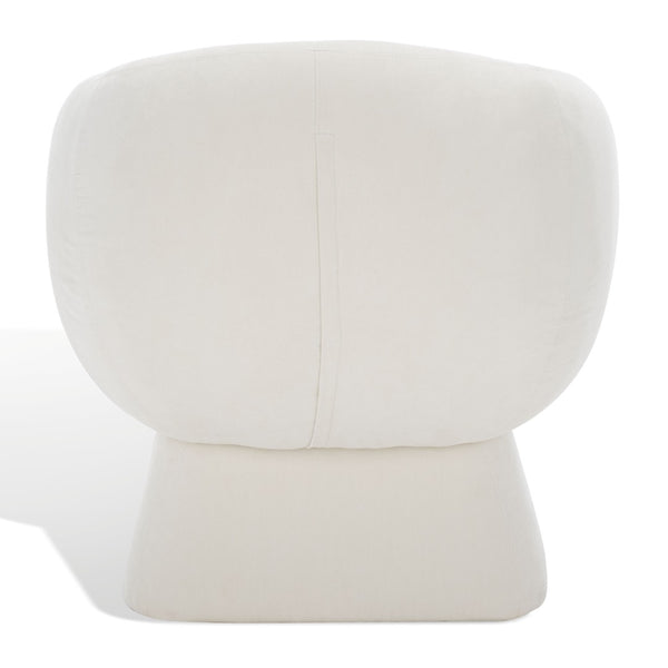 Safavieh KIANA Modern Accent Chair - Elegant Cream Design for Living Room, Bedroom, and Home Office Decor Creme SFV4527D