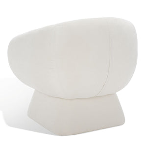 Safavieh KIANA Modern Accent Chair - Elegant Cream Design for Living Room, Bedroom, and Home Office Decor Creme SFV4527D
