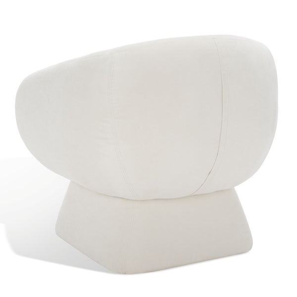 Safavieh KIANA Modern Accent Chair - Elegant Cream Design for Living Room, Bedroom, and Home Office Decor Creme SFV4527D
