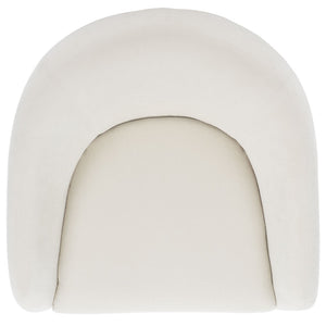 Safavieh KIANA Modern Accent Chair - Elegant Cream Design for Living Room, Bedroom, and Home Office Decor Creme SFV4527D