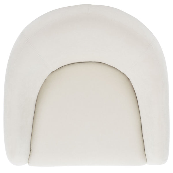 Safavieh KIANA Modern Accent Chair - Elegant Cream Design for Living Room, Bedroom, and Home Office Decor Creme SFV4527D