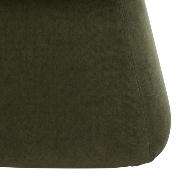 Safavieh KIANA Modern Accent Chair - Elegant Cream Design for Living Room, Bedroom, and Home Office Decor Olive Green SFV4527F