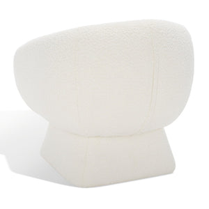 Safavieh KIANA Modern Accent Chair - Elegant Cream Design for Living Room, Bedroom, and Home Office Decor Ivory SFV4527G