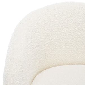 Safavieh KIANA Modern Accent Chair - Elegant Cream Design for Living Room, Bedroom, and Home Office Decor Ivory SFV4527G