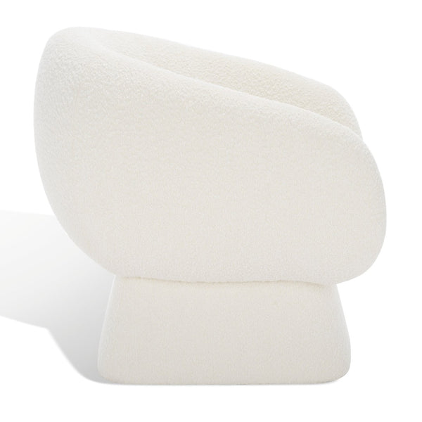 Safavieh KIANA Modern Accent Chair - Elegant Cream Design for Living Room, Bedroom, and Home Office Decor Ivory SFV4527G